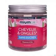 Miumlab Cheveux&ongles Gommes S/sucre 42