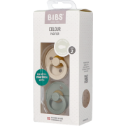 Bibs 2 Fopspeen Symmetric Duo Vanilla/pine 2