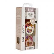 Bibs 1 Fopspeen Duo Liberty Garden Blossom Blush 2