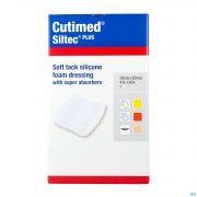Cutimed Siltec Plus 10X20Cm 10 7328802