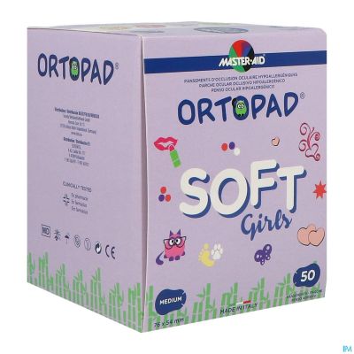 Ortopad Soft Girls Medium 76x54mm 50 72232