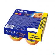 Delical Creme Dessert Hp-Hc Z/lact.caramel 4X125G - Detail 1