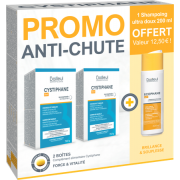 Cystiphane Promopack (2 X 120 Comprimés + 1 Shampoing Ultra Doux 200 ml gratuit)