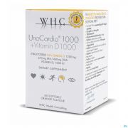 Whc Unocardio 1000 + Vit D 1000 Softgels 60