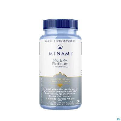 Minami Morepa Platinum Vitamine D3 Caps 60