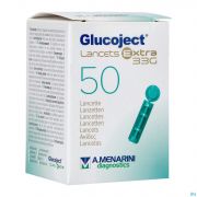 Glucoject l.extra 33g Lancettes 50