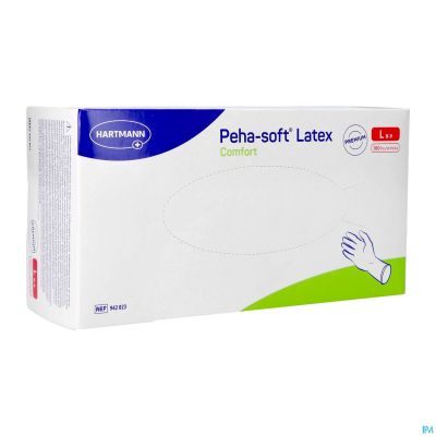Peha Soft Handschoen Latex Comfort l 100 942023