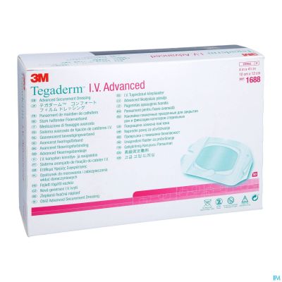Tegaderm Iv Advanced Dressing 10,0x12,0cm 50 1688