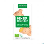 Purasana Vegan gingembre Capsules (60)