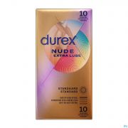 Durex Nude Extra Lube Condoms 10
