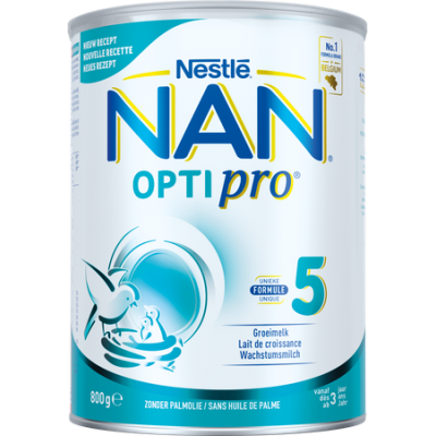 Nestlé NAN Optipro 5 Lait de Croissance Bébé 3+ 800g