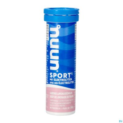 Nuun Sport Aardbeilimonadesmaak Bruis Tabl 10