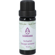 Sjankara Scharlei Ess. Olie Bio 11Ml - Achterkant 1