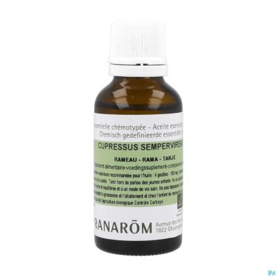 Italiaanse Cipres Ess Olie 30ml Nf Pranarom