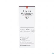 Louis Widmer Widmer Deo Crème Antiperspirant Zonder Parfum 40Ml