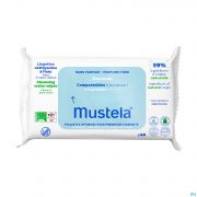 Mustela Lingettes Nettoyantes Eau S/parfum 60