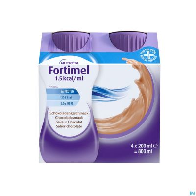 Fortimel 1.5kcal Chocolade 4x200ml