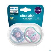 Philips Avent Fopspeen +6M Ultra Air Dieren Mix