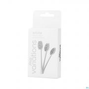 Myvariations Tetes Brosse Ivory White Pack (3)