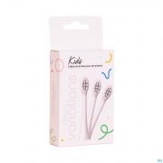 Myvariations Tetes Brosse Kids White Pack (3)
