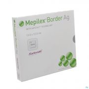 Mepilex Border Ag Pansement Sterile 12,5 X 12,5 Cm (5) - Vue détail 1