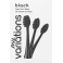 Myvariations Opzetborstels Onyx Black Pack 3