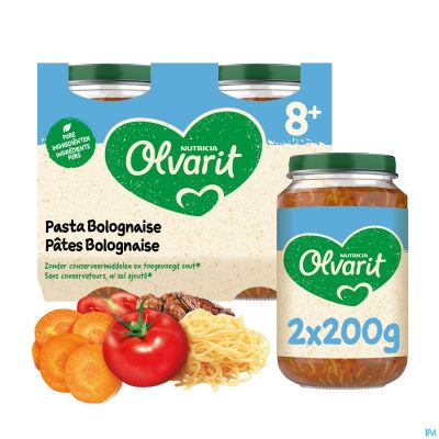 Olvarit Pates Bolognaise 2x200g 8m06