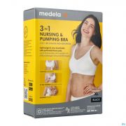 Medela Beha Kolven&voeden 3In1 Xl Zwart