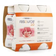 Resource 2.0 Fraise 4 X 200 ml - Vue détail 1