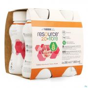 Resource 2.0 Fibre Aardbei 4X200Ml 12100527 - Detail 1