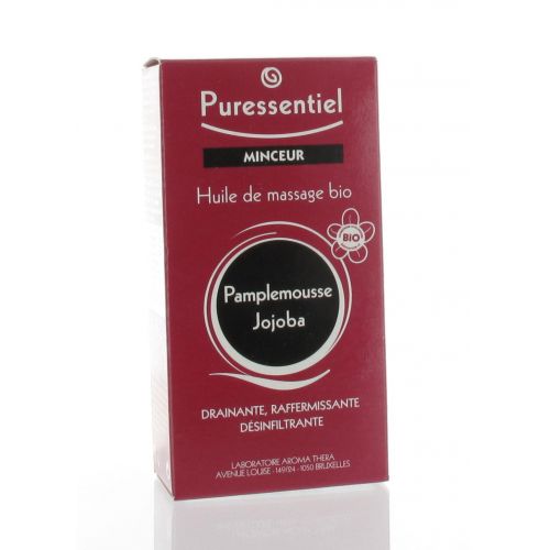 PURESSENTIEL BIO HUILE DE MASSAGE PAMPLEMOUSSE JOJOBA 100 ML