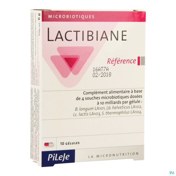 Lactibiane Reference 10 Gelules Flore Intestinale Pharmacodel Votre Pharmacie En Ligne
