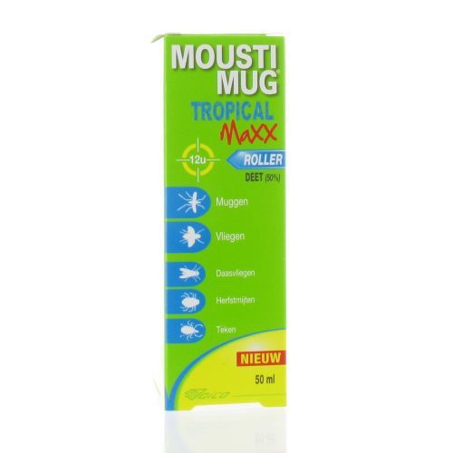 MOUSTIMUG TROPICAL MAXX 50% ROLLER 50 ML