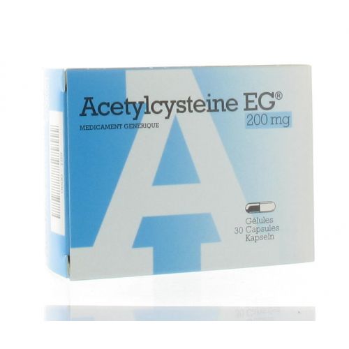 ACETYLCYSTEINE EG CAPSULES 30 X 200 MG