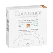 Avene Couvrance Confort Creme Teintee Compact Oil Free Miel 04 10 g