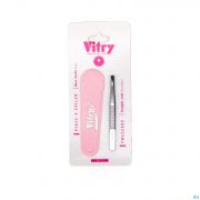 Vitry Classic Pince A Epiler Droite Inox De Poche - Vue détail 1