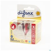 Difrax Soft Tetine Cerise M 2 Pieces 672