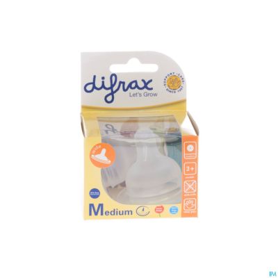 Difrax Soft Speen Breed M 2 Stuks 676