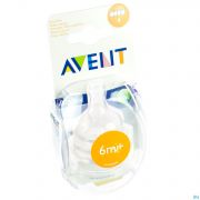 Philips Avent Zuigspeen Fast 4Gaten 2 Scf634/27 - Detail 1