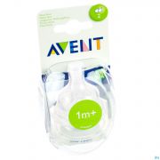 Philips Avent Zuigspeen Slow 2Gaten 2 Scf632/27 - Detail 1