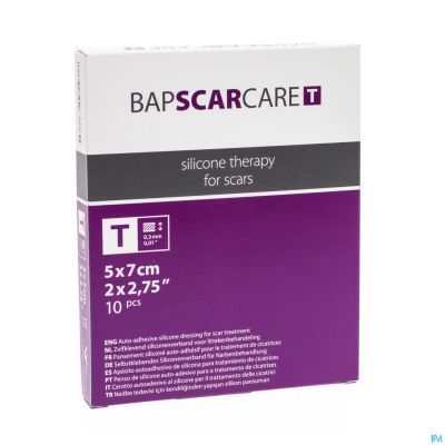 Bap Scar Care T Verb Dun Transp 5x 7cm 10 600507
