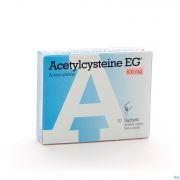 Eurogenerics Acetylcysteine Eg Sachets 10 X 600 mg - Vue détail 1