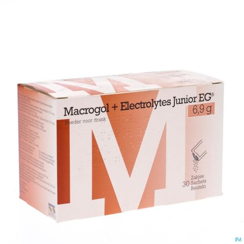 Macrogol+electrolytes Junior Eg 6,9g Pdr Sach 30
