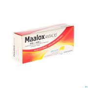 Maalox Anticid Sans Sucre 200/400 mg 40 Comprimes A Croquer - Vue détail 1