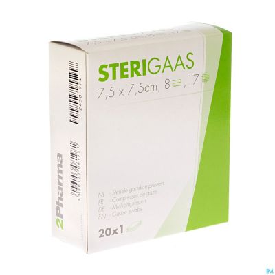 Sterigaas Cp Ster 8c 7,5x 7,5cm 20x1