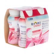 Resource Energy Drink Aardbei-Framboos 4X200Ml - Detail 1