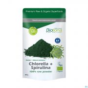 Biotona Chlorella Spirulina Raw Poudre 200 g