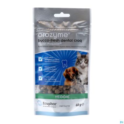 Orozyme Bucco-fresh Dental Croq Dog&cat 10kg 60g