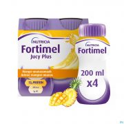 Fortimel Jucy Plus Mango Ananas 4X200Ml 185085