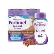 Fortimel Compact 2.4 Kcal Arôme Chocolat 4 X 125 ml